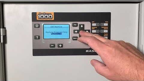 Backup and Restore the Basestation 1000