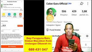 Cara Menjadi Kreator Snack Video 2022 \u0026 Mendapatkan Pendanaan Kreator Snack Video 2022 | Calon Guru