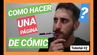 Como hacer un COMIC a mano FACIL PASO a PASO