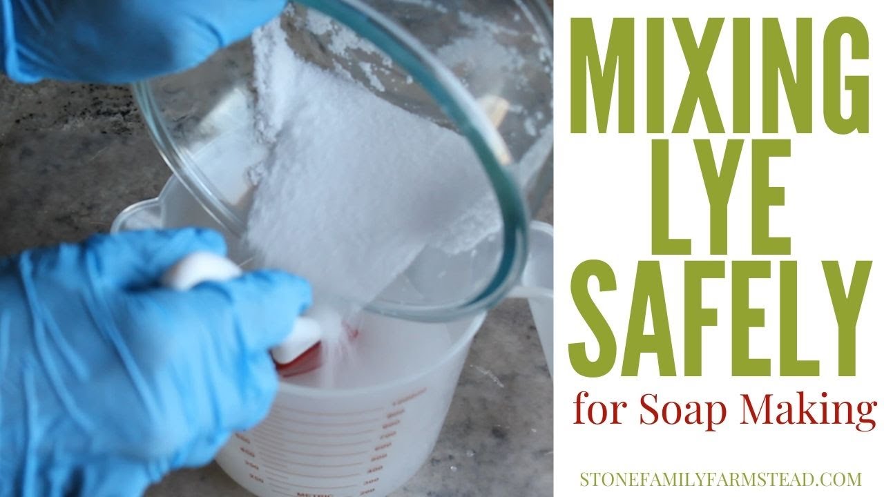 Mixing Lye Safely for Soap Making 