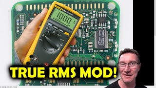 EEVblog 1448  Convert a Fluke 77 IV to True RMS for 10 CENTS!*