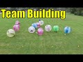 Bubble soccer big hits  knocker ball football  extreme sport  how to play bubble soccer