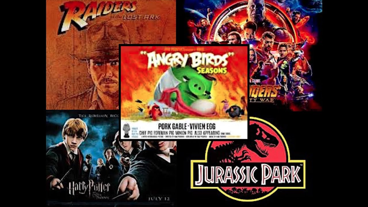 Piggywood Studios Music  (Angry Birds Seasons) - Every parodied movie theme