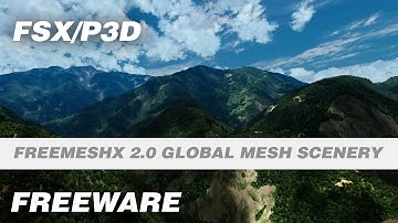 FreeMeshX 2.0 Global Mesh Scenery Freeware Add-on for FSX & P3D