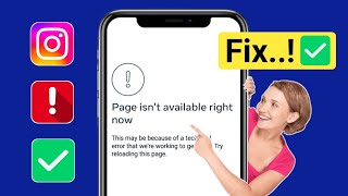 Instagram Yeni Hesap Oluşturma Hatası Çalışmıyor Sayfa Şu Anda Kullanılamıyor Hatası Düzeltildi...