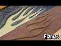 Tips de Tapiceria - Como Hacer Flamas con Relieve en Paneles.