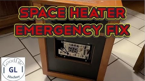 Space Heater Emergency Fix