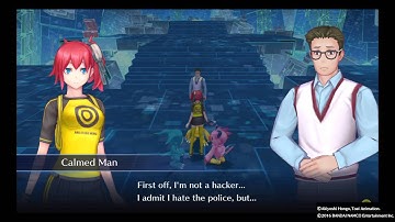 Digimon Story Cyber Sleuth (New Game+ ) VS Mini-Boss (hard mode)