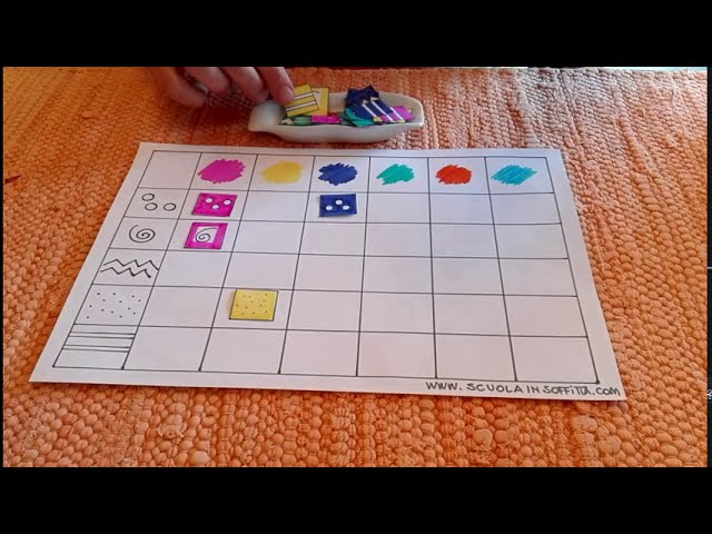 Giocattoli Montessori giochi da tavolo per bambini da 2 a 4 anni