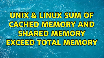 Unix & Linux: Sum of cached memory and shared memory exceed total memory