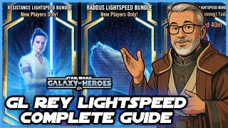 Your Complete Guide to the Rey (Galactic Legend) Lightspeed Bundles in SWGOH!