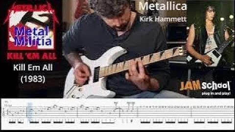 Metallica Metal Militia Kirk Hammett Guitar Solo (With TAB)