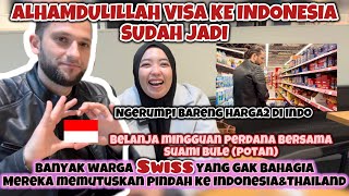 BELANJA MINGGUAN PERDANA BERSAMA SUAMI BULE (potan)|| VISA INDONESIA SUDAH JADI || NGERUMPI