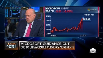Jim Cramer weighs in on Microsoft