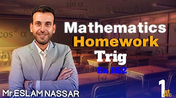 Video solution for homework for the Second session for 1st secondary