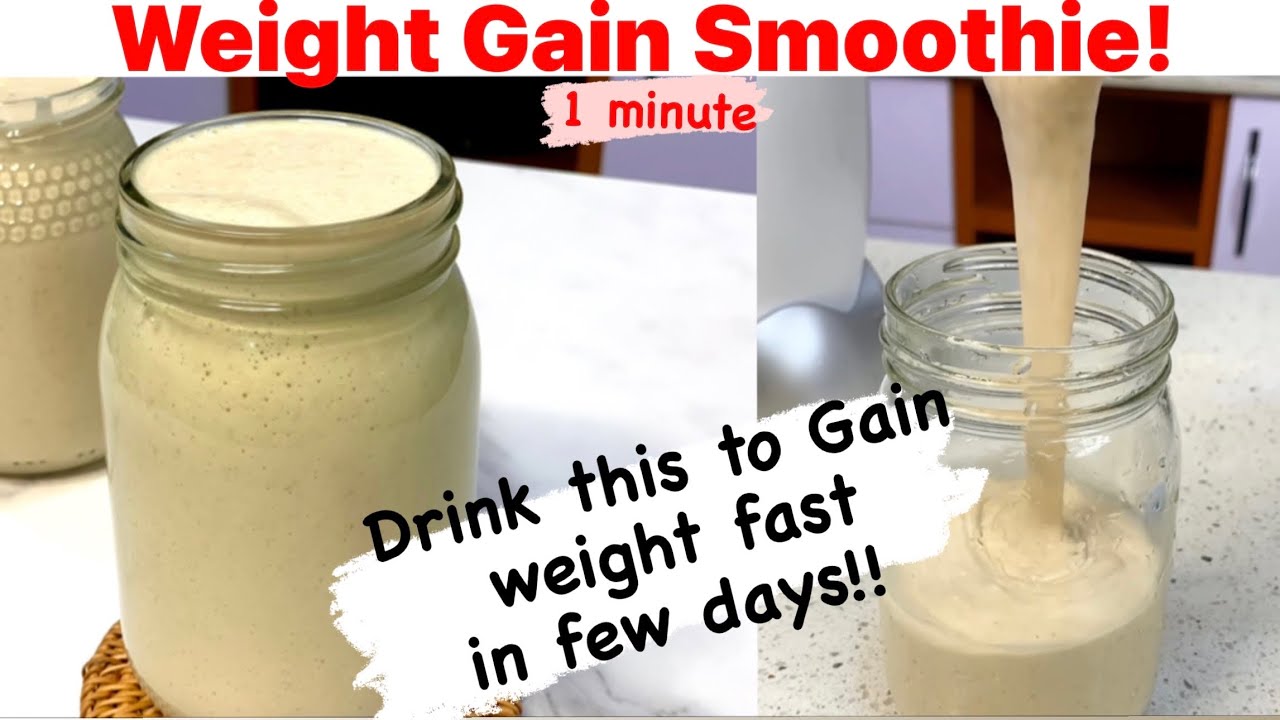 How To Gain Weight Fast In Few Days Weight Gain Recipe Result 