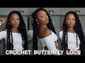 CROCHET BUTTERFLY LOCS, NO WRAPPING, Pre-distressed - Nala Tress Butterfly Locs