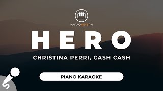 Hero - Christina Perri, Cash Cash (Piano Karaoke)