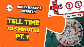 Clocks and Telling Time to the 5 Minutes | Makey Makey Paper Plate Clocks Pt 1
