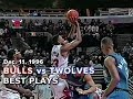 December 11, 1996 Bulls vs Timberwolves highlights