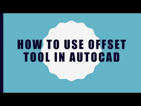 how to offset lines in autocad // Offset line in Autocad // tutorial on offset tool in autocad
