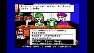 Apple II: MECC - Clean Water Detectives screenshot 4