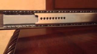 Richelieu center mount drawer slide