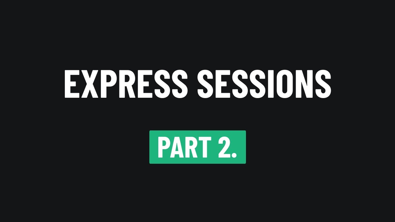 Express Sessions with Redis - Persistent Storage, Security & Advanced Config