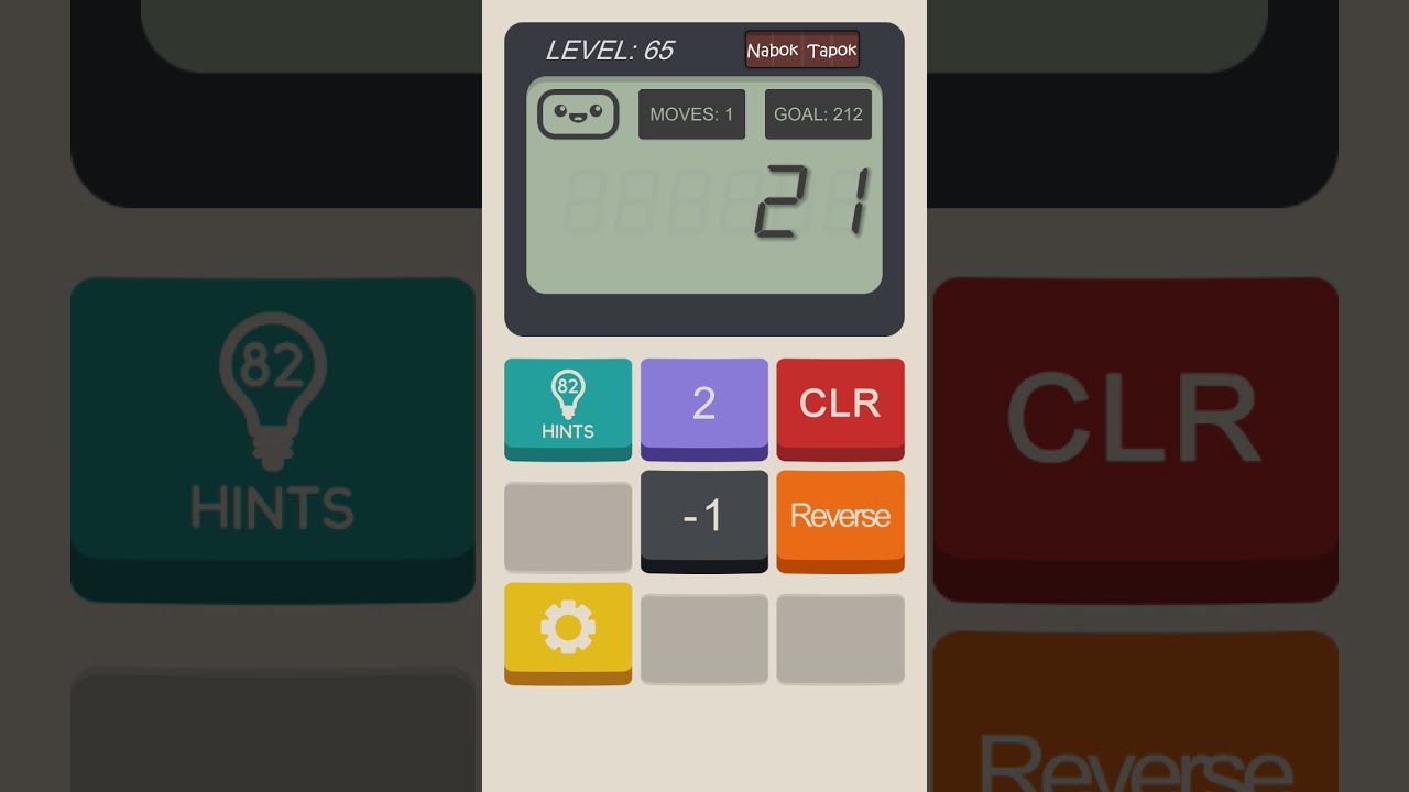 Прохождение с 61 по 70 уровень - Калькулятор: Игра