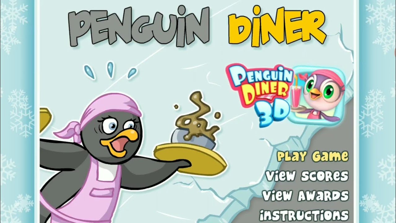 Penguin Diner (Day 4) ,Jogo de Restaurante dos Pinguins 