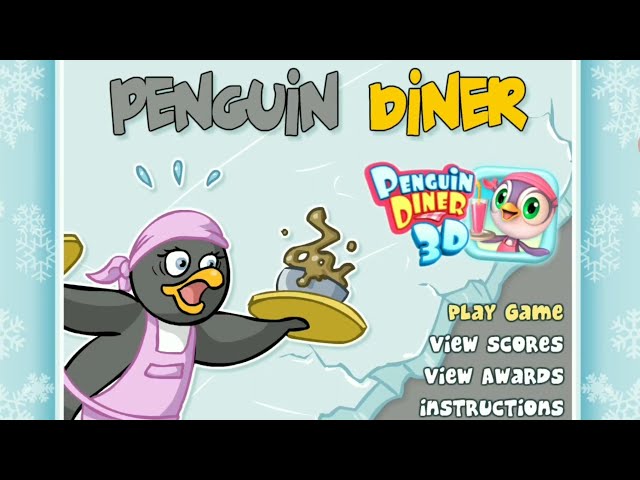 Penguin Diner (Day 1) com o Pinguim Deny - Jogos de Restaurante