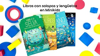 Libros con solapas y lengüetas en Minikidz