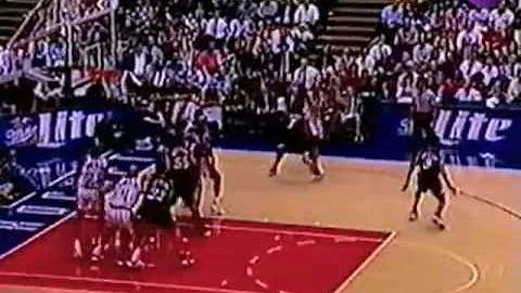 A.I and Stackhouse' Sixers vs Barkley, Hakeem, Cly...