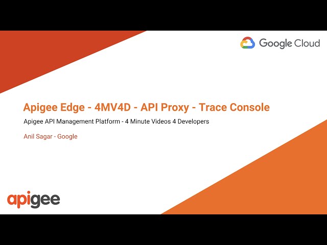 View message data with the Debug view, Apigee