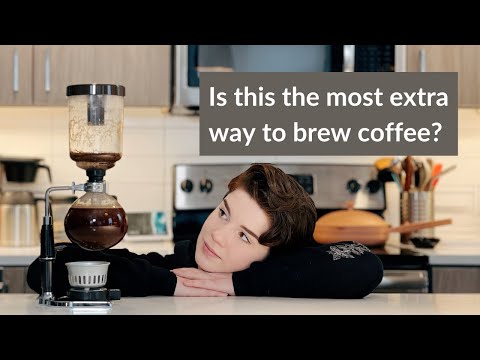A Ridiculous Looking (yet interesting) Way To Brew Coffee (The Siphon)