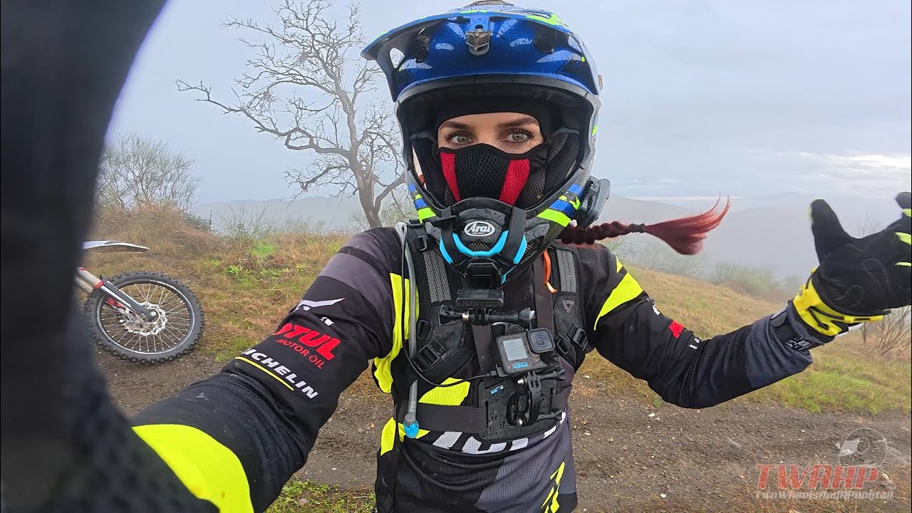 Got way wetter than planned - Riding enduro in the mountains