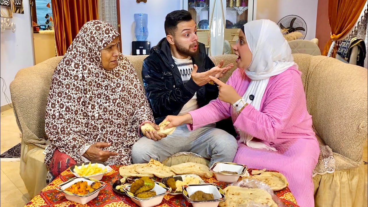 شوفو الزوجه منعت حماتها من السحور معاهم وجوزها قاعد لكن النهايه صدمه - شوف حصل ايه !!