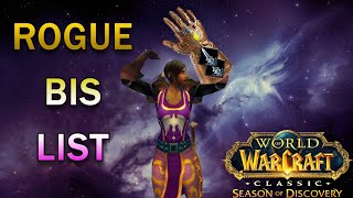 Rogue BIS List for WoW SoD 2nd Phase - PvE -  Alliance and Horde