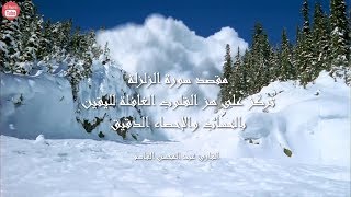 سورة الزلزلة بصوت القارئ عبدالمحسن القاسم