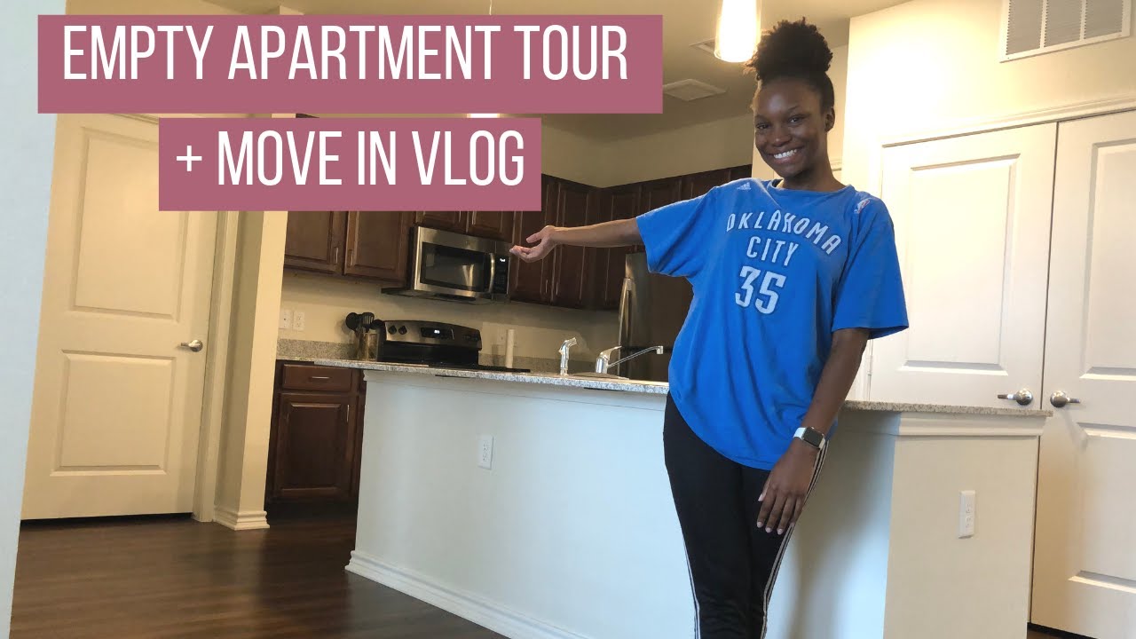 EMPTY APARTMENT TOUR + MOVE IN VLOG - YouTube