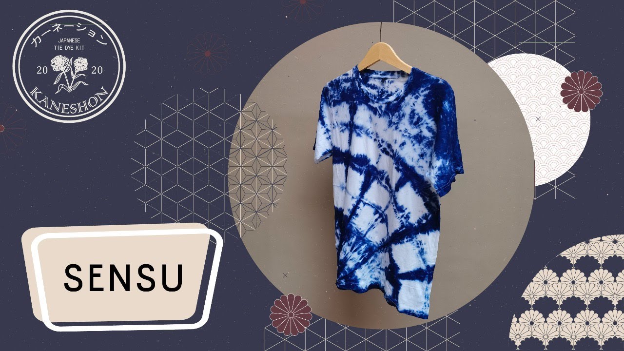 How to Shibori - SENSU (Fan) Pattern