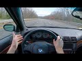 2001 BMW E39 M5 Spring Drive POV - Isolation Drive  (Binaural Audio)