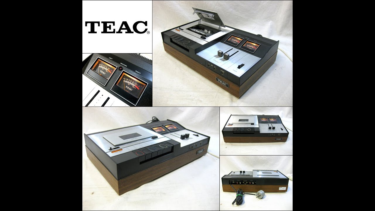 Vintage TEAC A-210 Stereo Cassette Deck Tape Recorder - YouTube