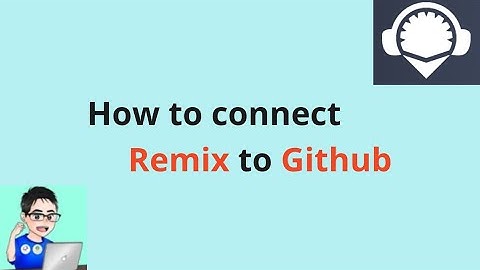 How to connect Remix to Github