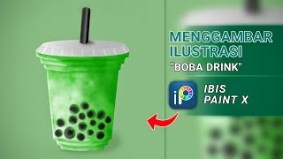 Ibis Paint X Tutorial How to Draw Boba Drink - How To Draw Boba Drink screenshot 3