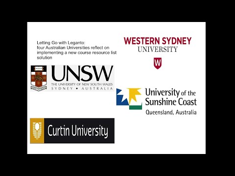 Letting go with Leganto: 4 Australian Unis on implementing a new course resource list solution