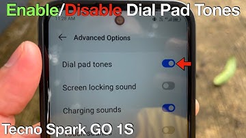 How to Enable or Disable Dial Pad Tones on Tecno Spark GO 1S