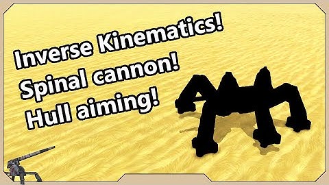 Using Real Robotics to make Walking Artillery in From the Depths