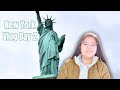 New York travel vlog, STATUE OF LiBERTY, BROOKLYN BRIDGE, HARD ROCK CAFE | @itsada_c