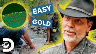 How To Mine $1,200 Worth Of Gold With Limited Equipment | America's Backyard Gold